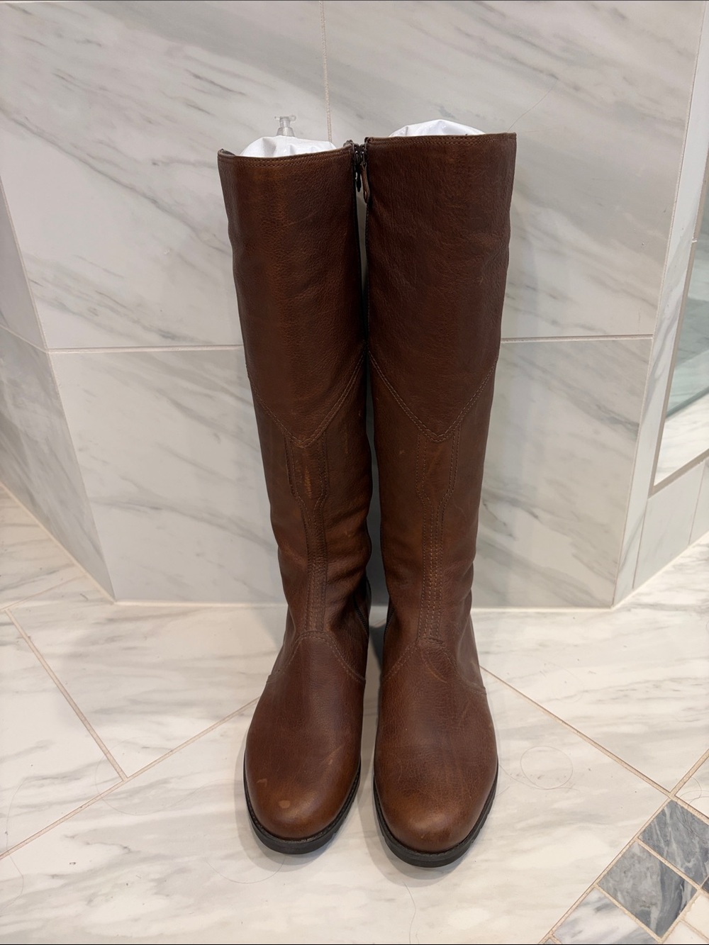 Rockport Brown Over-the-Knee Leather Boots